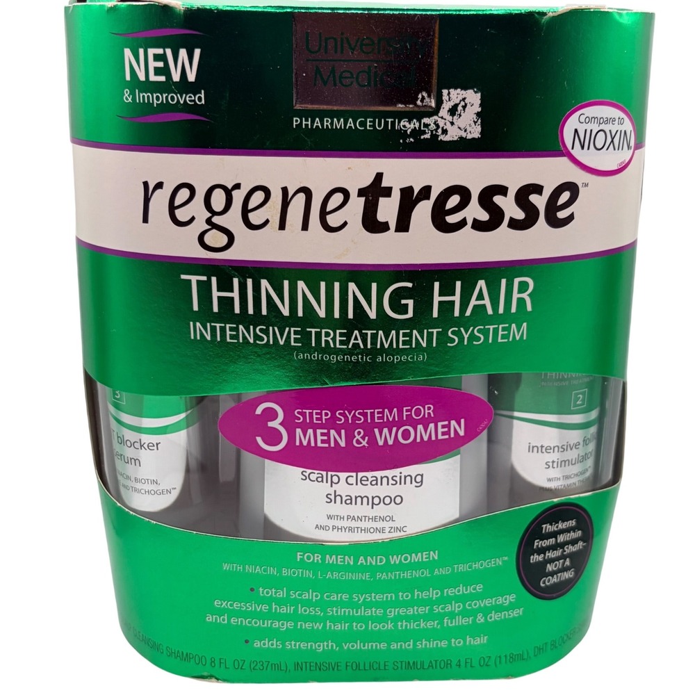University Medical Regenétresse 3-Step Thinning Hair Intensive Treatment System